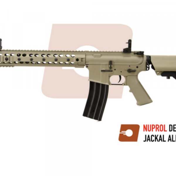 Nuprol Delta Jackal Alpha M4 AEG Airsoft Rifle Tan