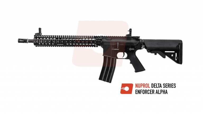 Nuprol Delta Enforcer Alpha M4 Airsoft AEG Rifle Black