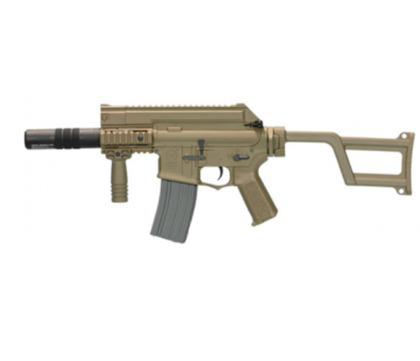 Ares Amoeba AM 005 Stubby Airsoft CQB Rifle Tan