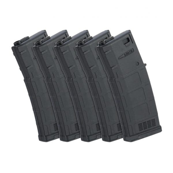Ares M4 AMAG AEG Magazine (5pcs Box Set – 170 Rounds – Black – MAG-B-023-BK)