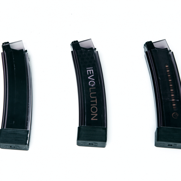 ASG Scorpion EVO 3 A1, 75 rd. magazine, smoky, 3-pack