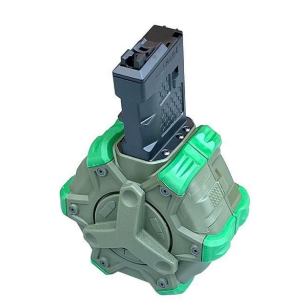 WE AR Series Adaptive Drum Magazine 350 RND GBB M4