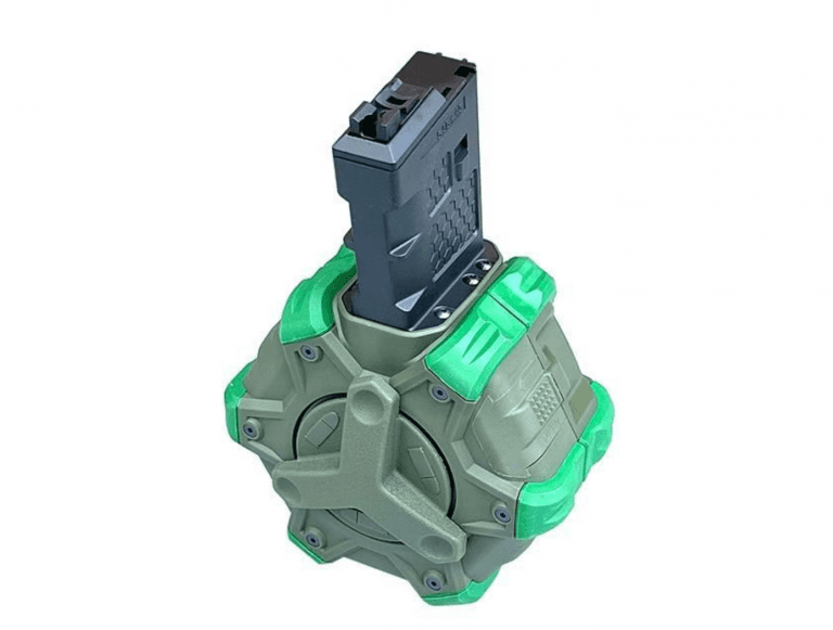 WE AR Series Adaptive Drum Magazine 350 RND GBB M4