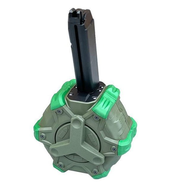 WE Gas Drum Magazine for 17 Series (350 Rounds – OD)