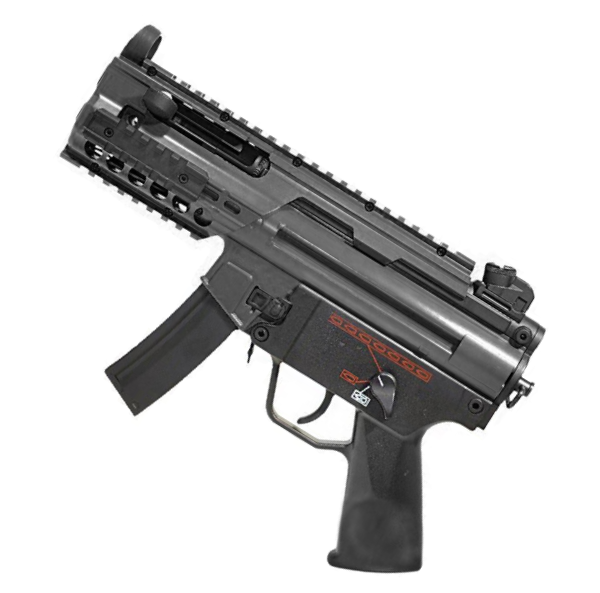JG SWAT 5K-A1 Railed CQB SMG AEG Black Inc Battery and Charger 202T