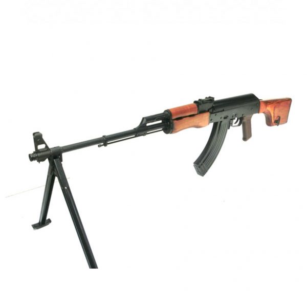 JG RPK RK-74 AEG AIRSOFT RIFLE WITH BIPOD FULL METAL REAL WOOD