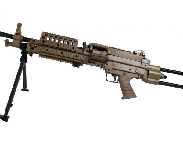A&K M249 SPW Support Rifle Tan nu