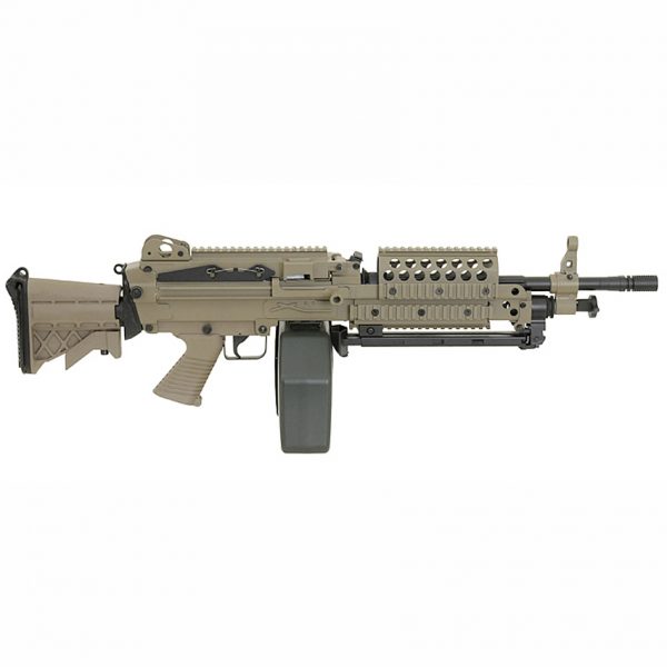 A&K MK46 (M249) MOD 0 AIRSOFT SUPPORT RIFLE TAN