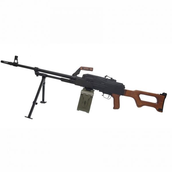 A&K PKM SUPPORT RIFLE REAL WOOD GRIP AND STOCK