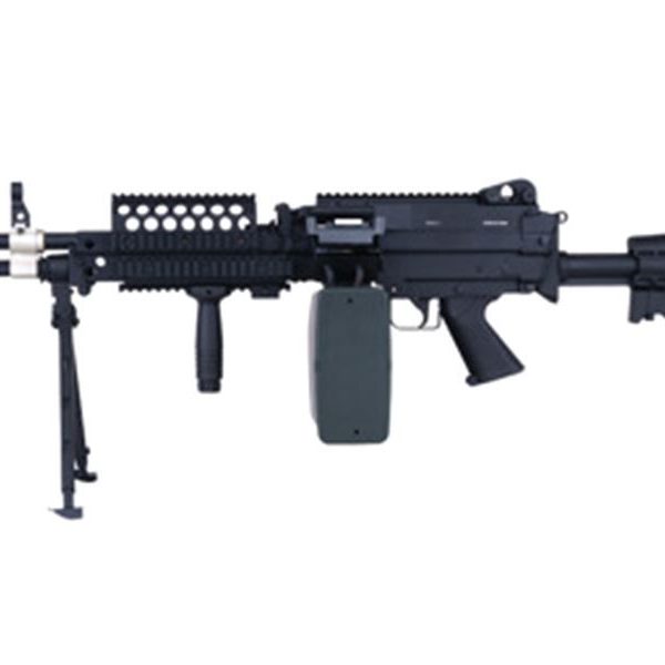 A&K Mk43 AEG WITH BOX MAG AIRSOFT SUPPORT RIFLE GUN