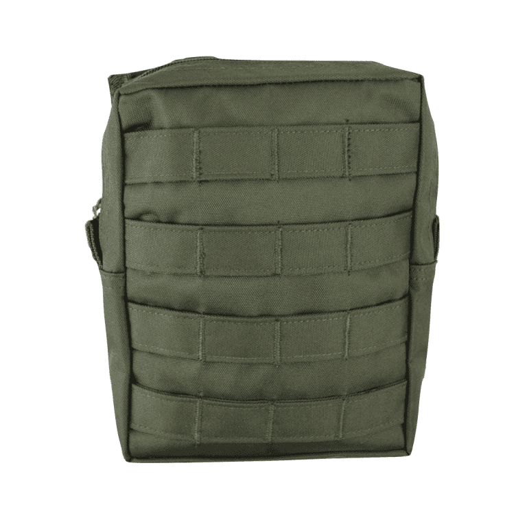 Large MOLLE Utility Pouch - Olive Green