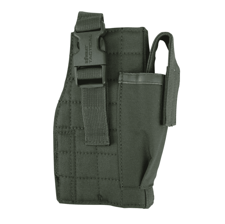 Molle Gun Holster with Mag Pouch - Olive Green