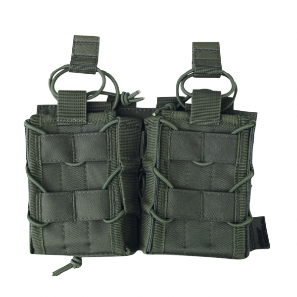 Delta Fast Mag Double - Olive Green (FITS 7.62 MAGS)