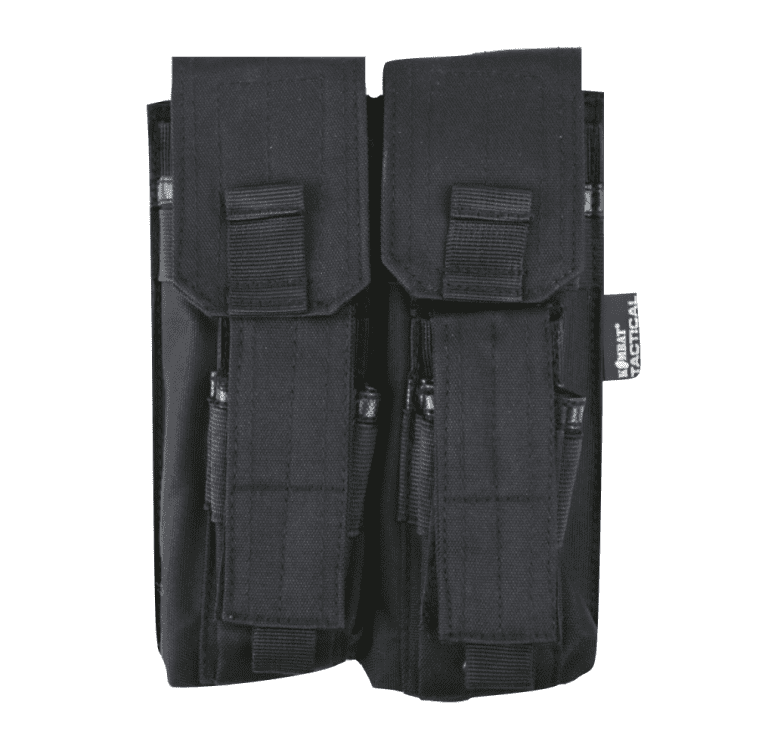 Double Mag Pouch with PISTOL Mag - Black