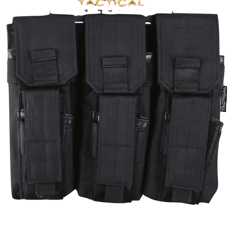 Triple Mag Pouch with PISTOL Mag - Black