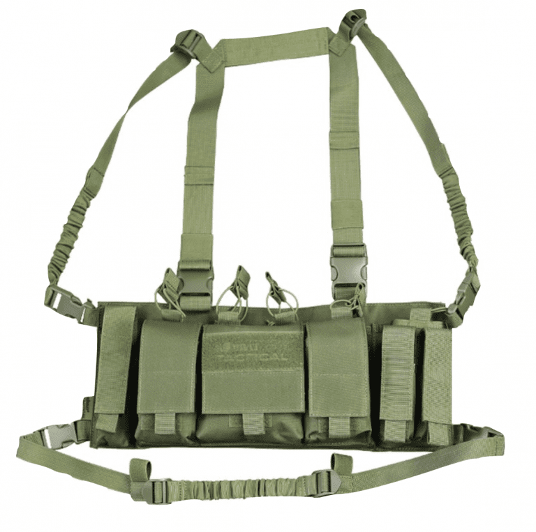 Trojan Chest Rig - Olive Green