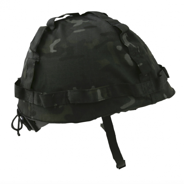 M1 Plastic Helmet with Cover - BTP Black