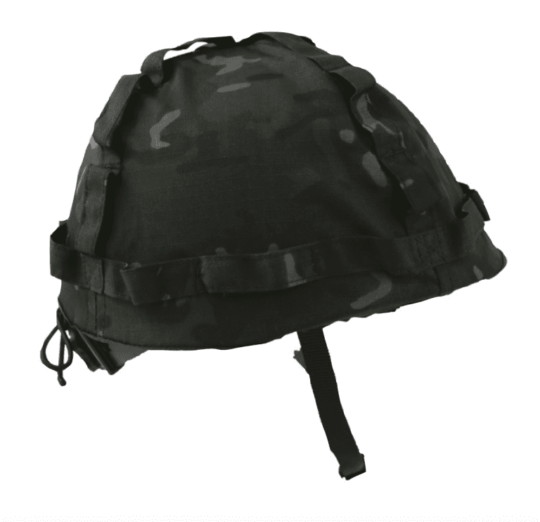 M1 Plastic Helmet with Cover - BTP Black