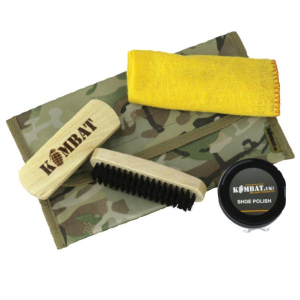 Military Boot Care Kit - BTP with BLACK polish