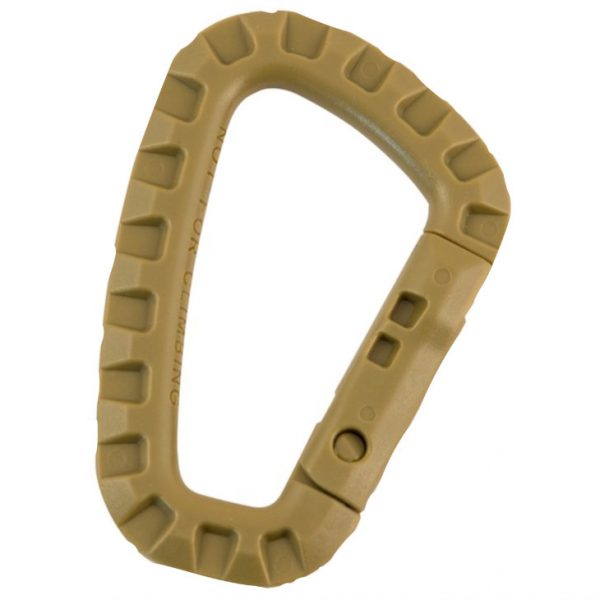 Tactical Carabiners - Coyote (Pair)