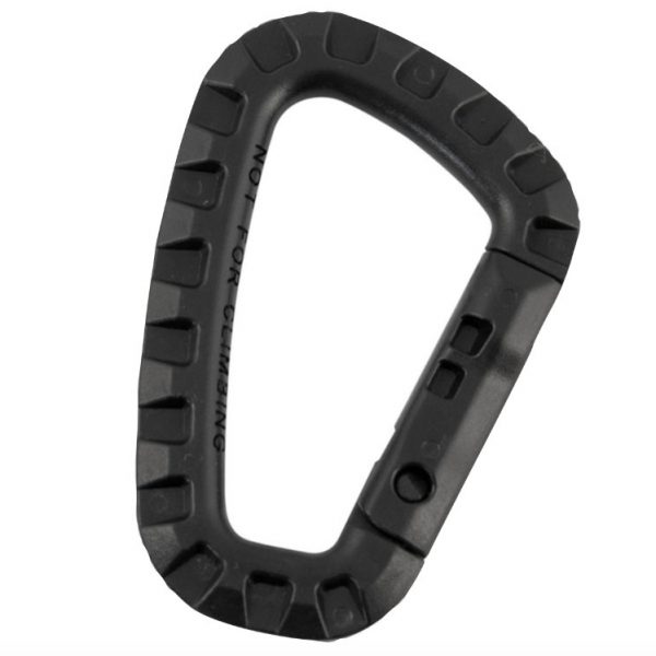Tactical Carabiners - Black (Pair)
