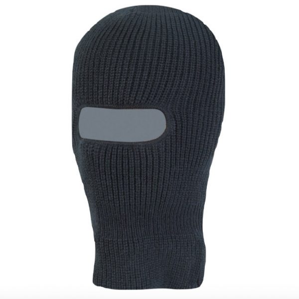Open Face Balaclava - Black