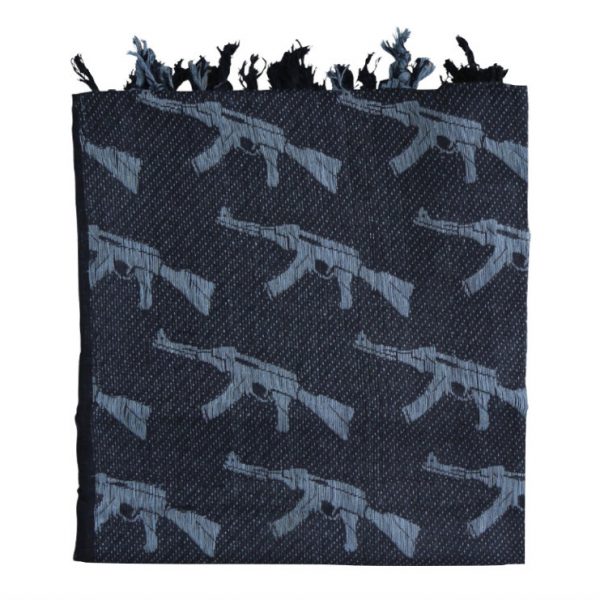 Gun Shemagh - Black & Grey