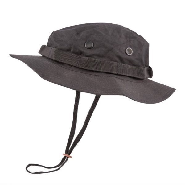 Boonie Hat - US Style Jungle Hat - Black