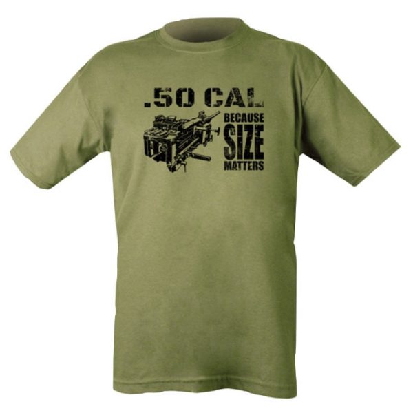 Size Matters T-Shirt - Olive Green