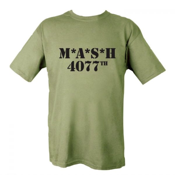 MASH 4077th T-shirt - Olive Green