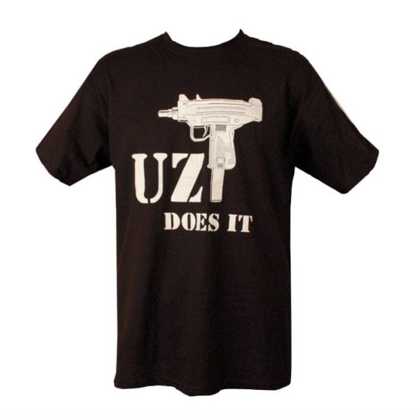 Uzi Does It T-shirt - Black