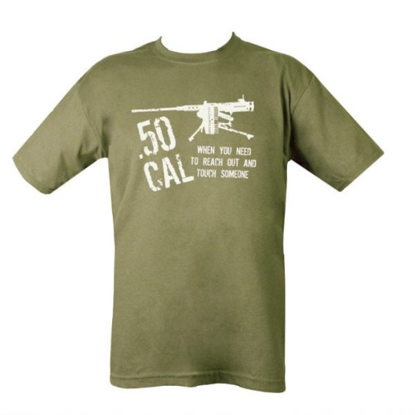 50 Cal T-shirt - Olive Green
