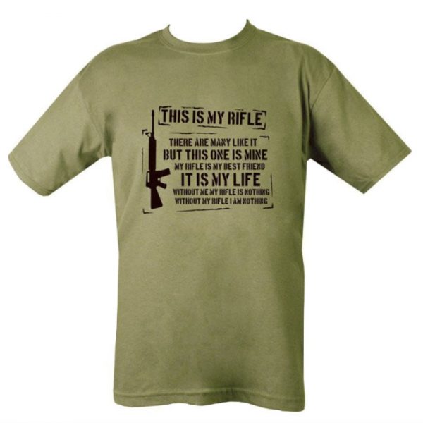 This Is My Rifle T-shirt - Olive Green