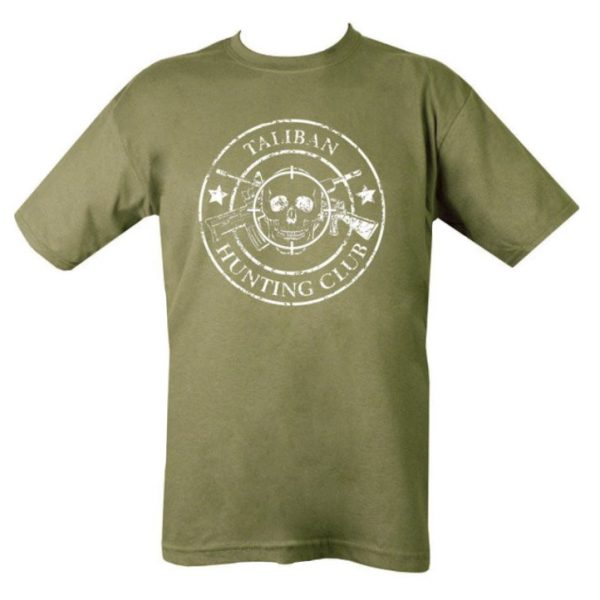 Taliban Hunting Club T-shirt - Olive Green