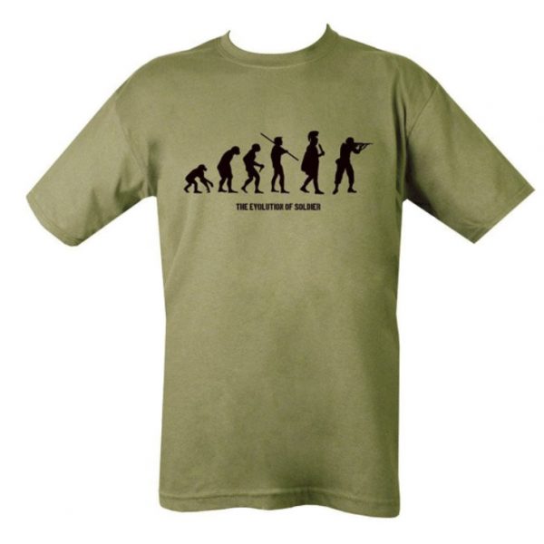 Evolution T-shirt - Olive Green