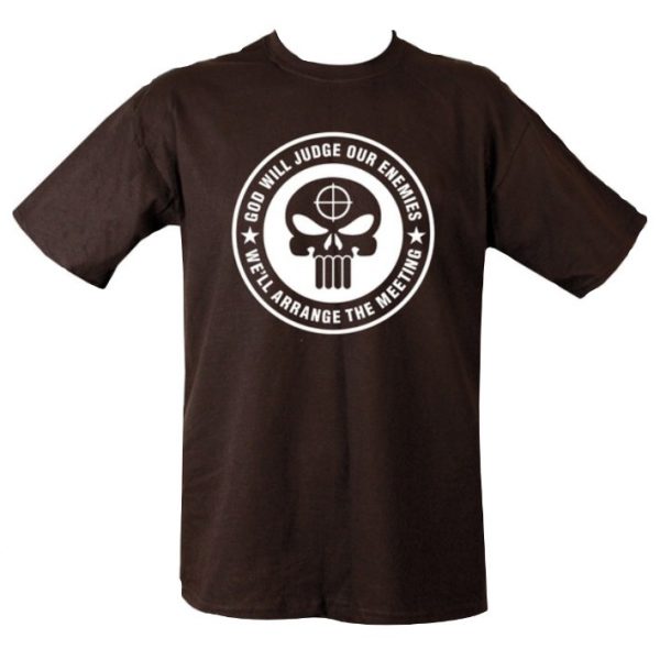 God Will Judge T-shirt - Black