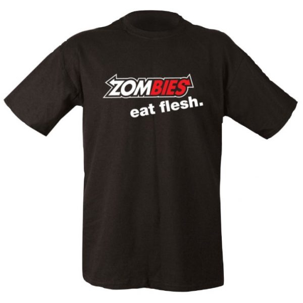 Zombies Eat Flesh T-shirt - Black