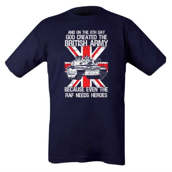 God Created the British Army T-shirt