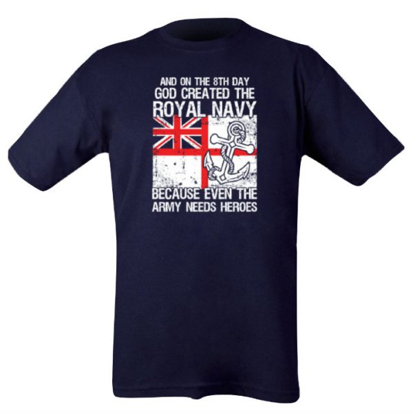 God Created the Royal Navy T-shirt