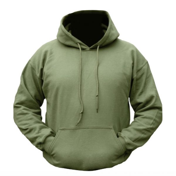 Plain Hoodie - Olive Green