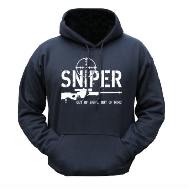 Sniper HOODIE - Black - Out of sight