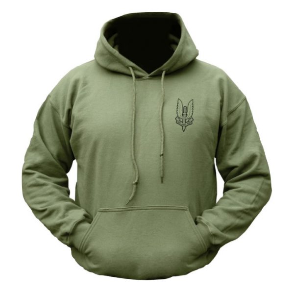 SAS HOODIE - Olive Green (New Design)