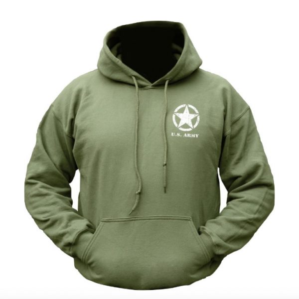 Willys Jeep HOODIE - Olive Green (New Design)
