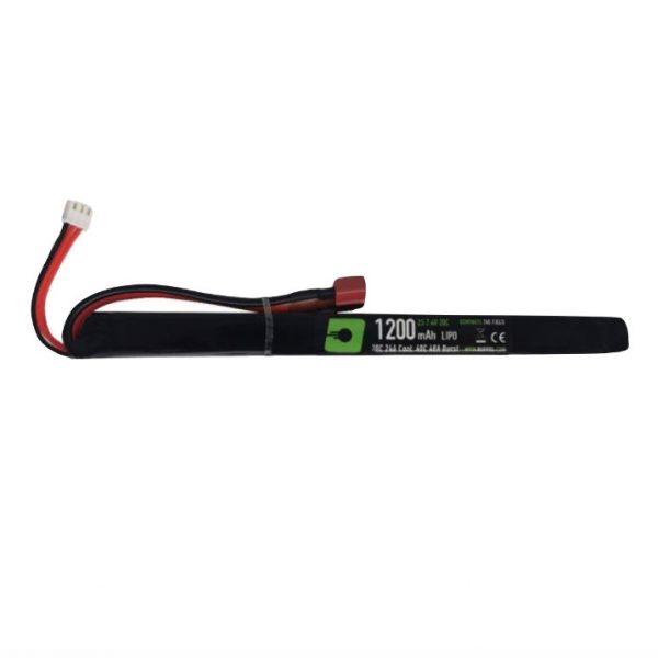 NP POWER 1200MAH LIPO 7.4V 20C SLIM STICK - DEANS 8125