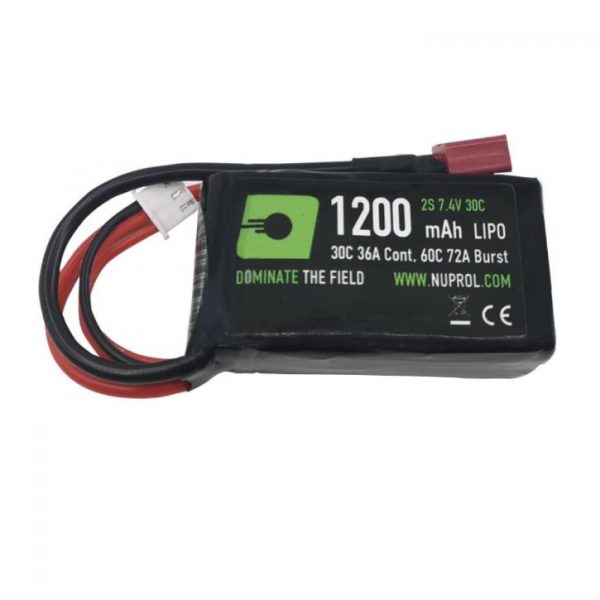 NP POWER 1200MAH LIPO 7.4V 30C PEQ DEANS