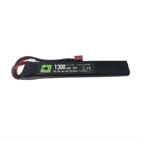 NP POWER 1300MAH LIPO 7.4V 20C STICK - DEANS 8129