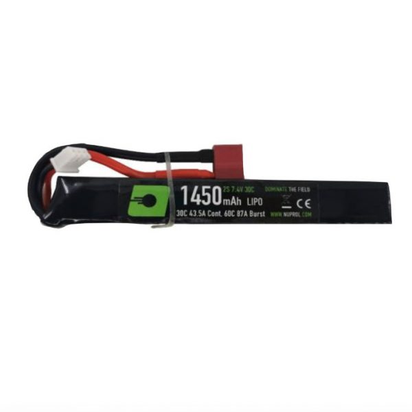 NP 1450MAH 7.4V 30C LIPO STICK TYPE - DEANS 8121