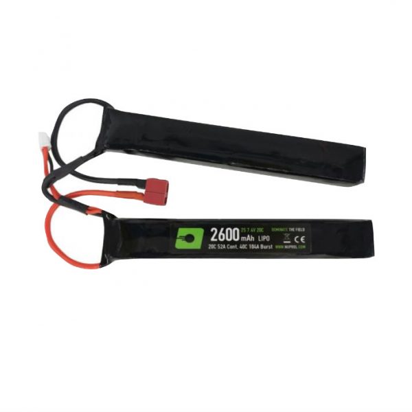 NP POWER 2600MAH LIPO 7.4V 20C NUNCHUCK - DEANS
