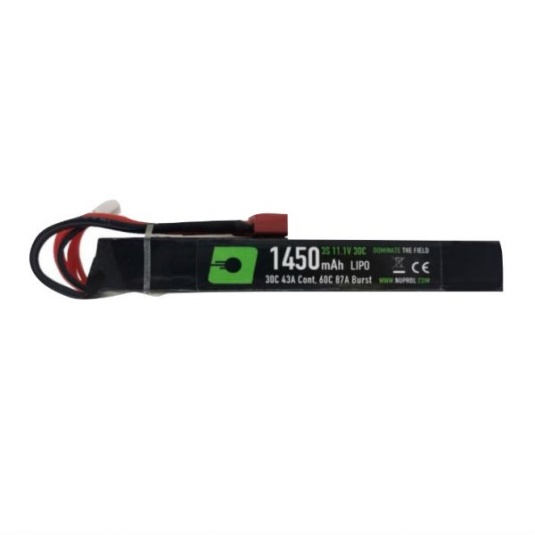NP 1450MAH 11.1V 30C LIPO STICK TYPE - DEANS