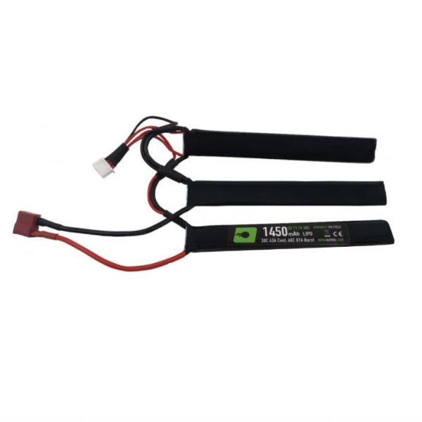 NP 1450MAH 11.1V 30C LIPO NUNCHUCK TYPE - DEANS
